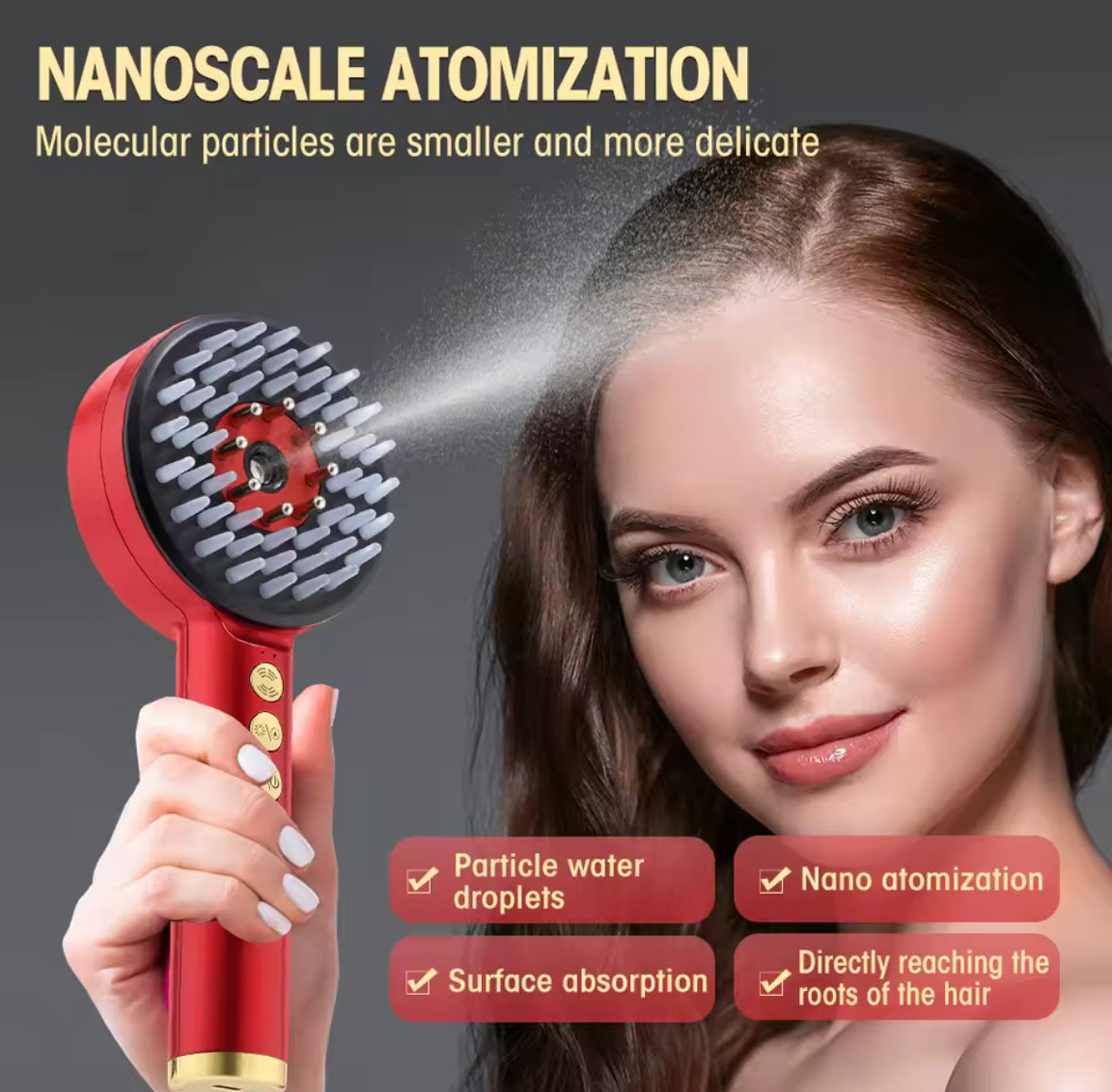 Glow and Grow Hair Brush