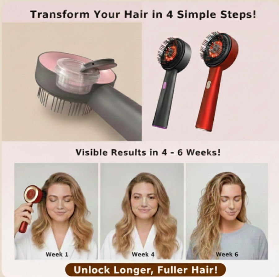 Glow and Grow Hair Brush