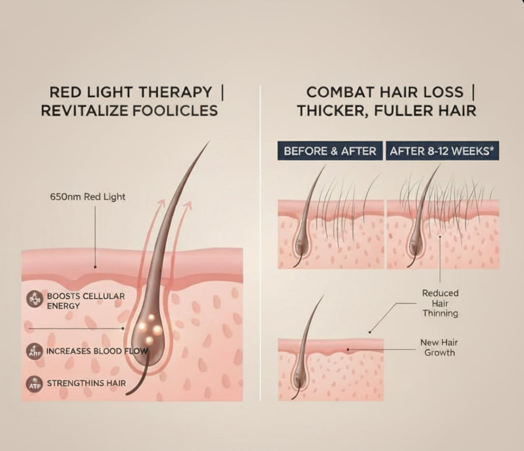 Glow and Grow Hair Brush